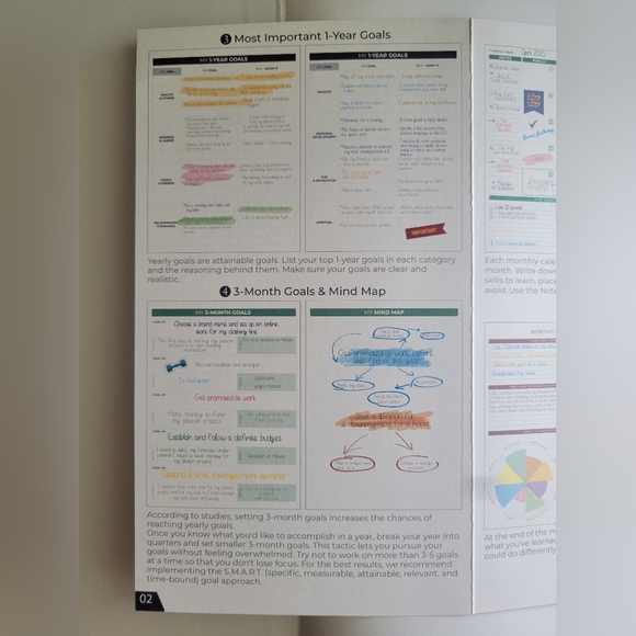 Clever Fox NEW Planner Pro 2 Weekly Non dated A4 8.5x11 Purple W/ Sticke… - Picture 3 of 10